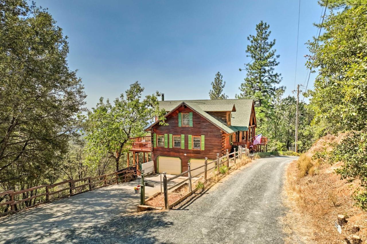 סונורה Stunning Log Cabin With Great Views, Firepit, Deck Near Twain Hart מראה חיצוני תמונה