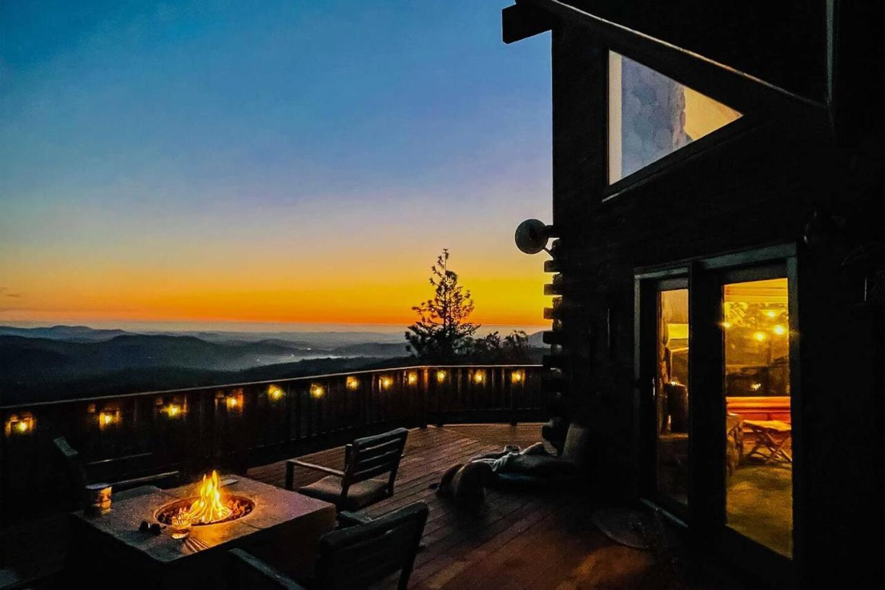 סונורה Stunning Log Cabin With Great Views, Firepit, Deck Near Twain Hart מראה חיצוני תמונה