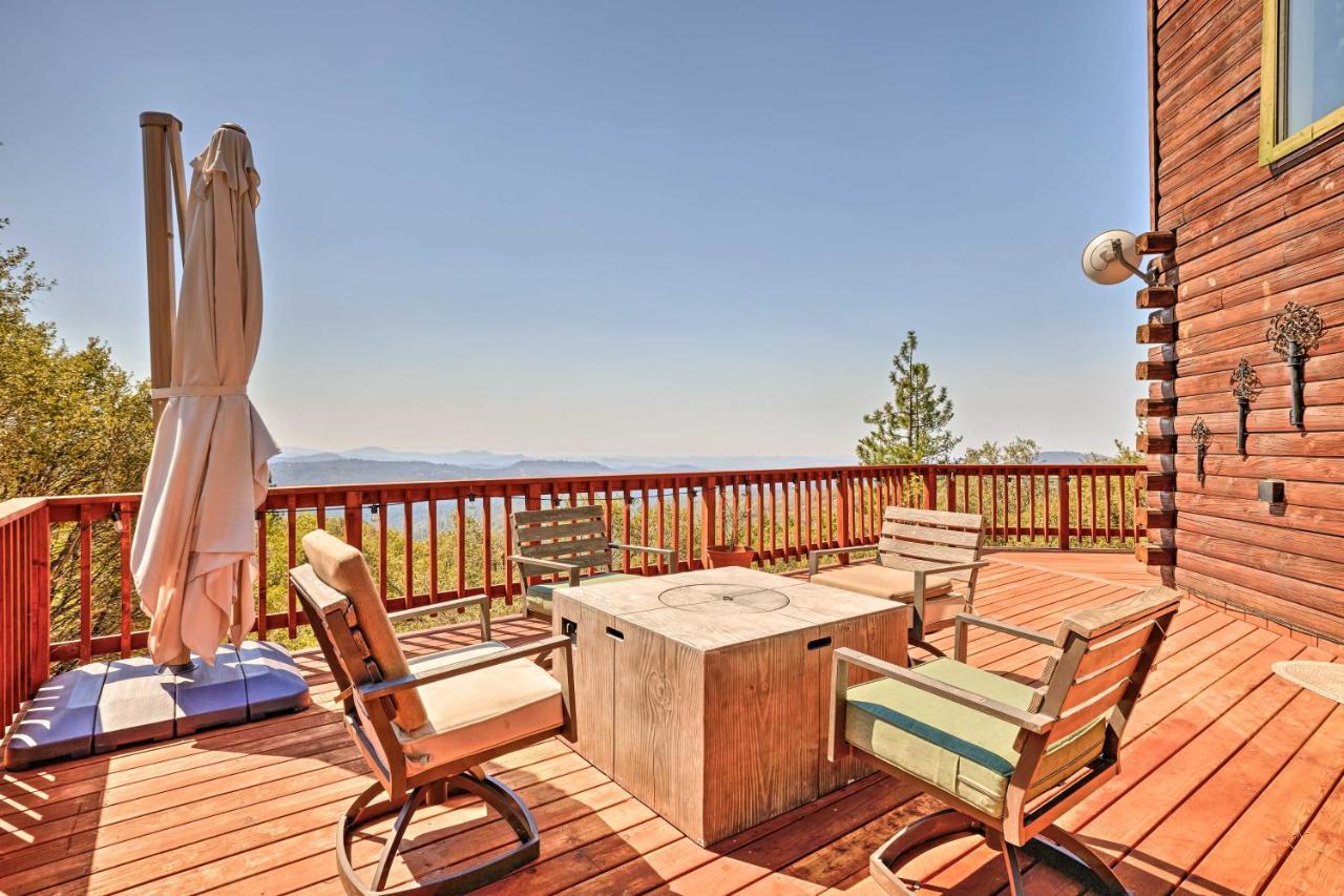 סונורה Stunning Log Cabin With Great Views, Firepit, Deck Near Twain Hart מראה חיצוני תמונה