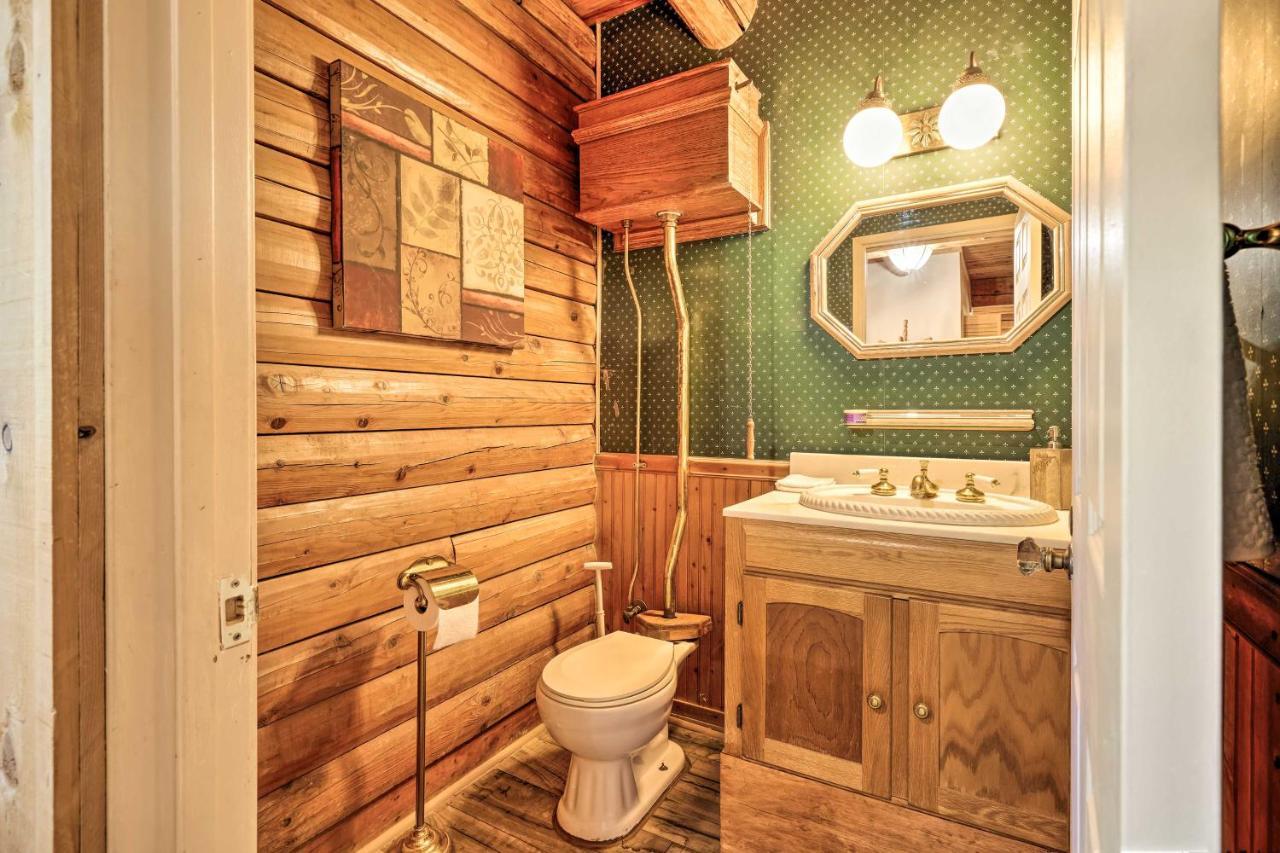 סונורה Stunning Log Cabin With Great Views, Firepit, Deck Near Twain Hart מראה חיצוני תמונה