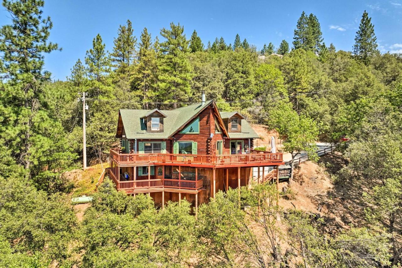 סונורה Stunning Log Cabin With Great Views, Firepit, Deck Near Twain Hart מראה חיצוני תמונה